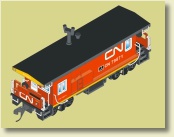 CN Transfer Van Caboose